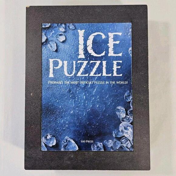 PuzzlesPrint 500 Piece ICE Most Difficult Nearly Impossible Jigsaw Puzzle - Picture 1 of 10